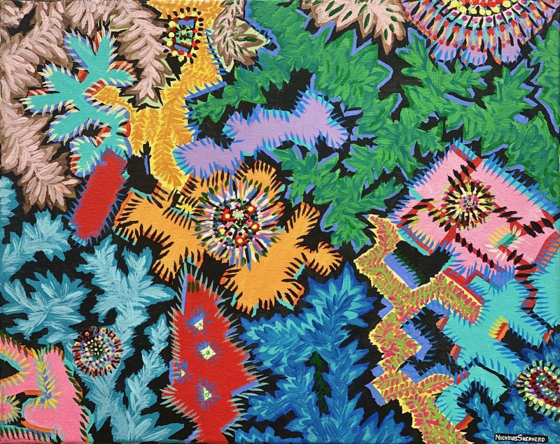 Merry Christmas by artist Nicholas Shepherd